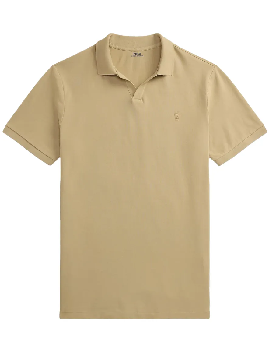 Polo Ralph Lauren v-hals polo beige Big & Tall