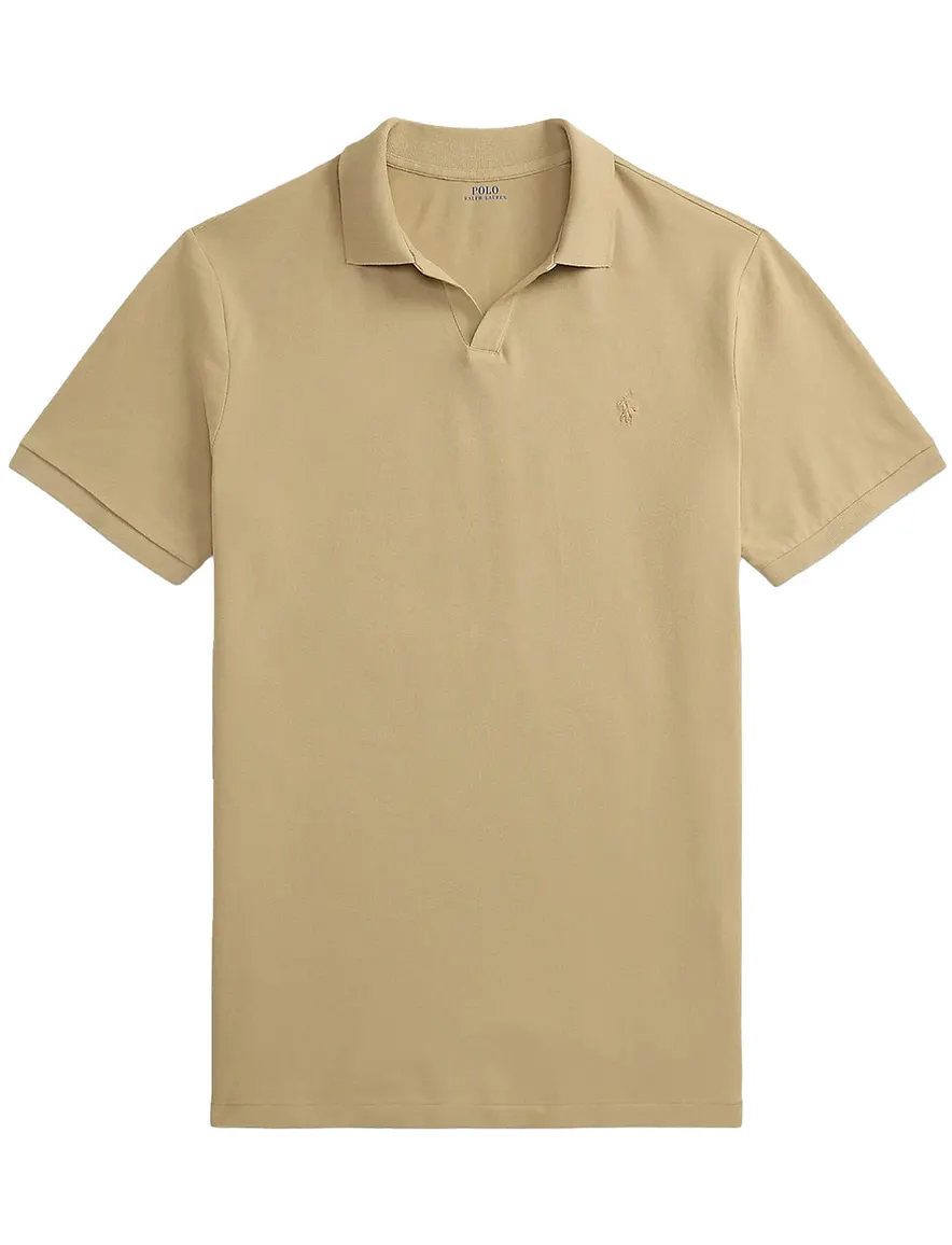 Polo Ralph Lauren v-hals polo beige Big & Tall