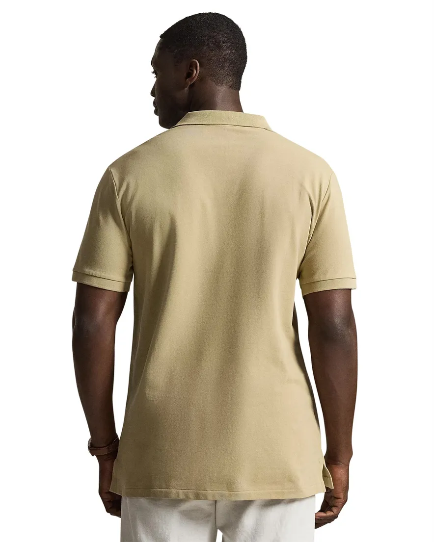 Polo Ralph Lauren v-hals polo beige Big & Tall