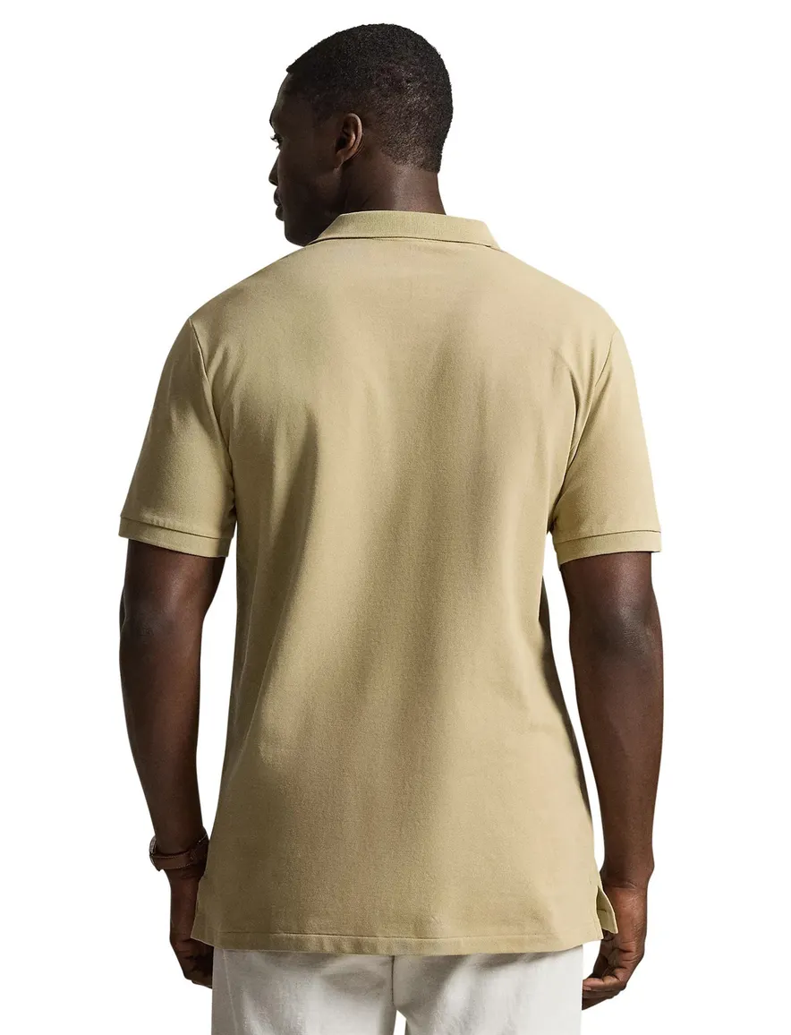 Polo Ralph Lauren v-hals polo beige Big & Tall