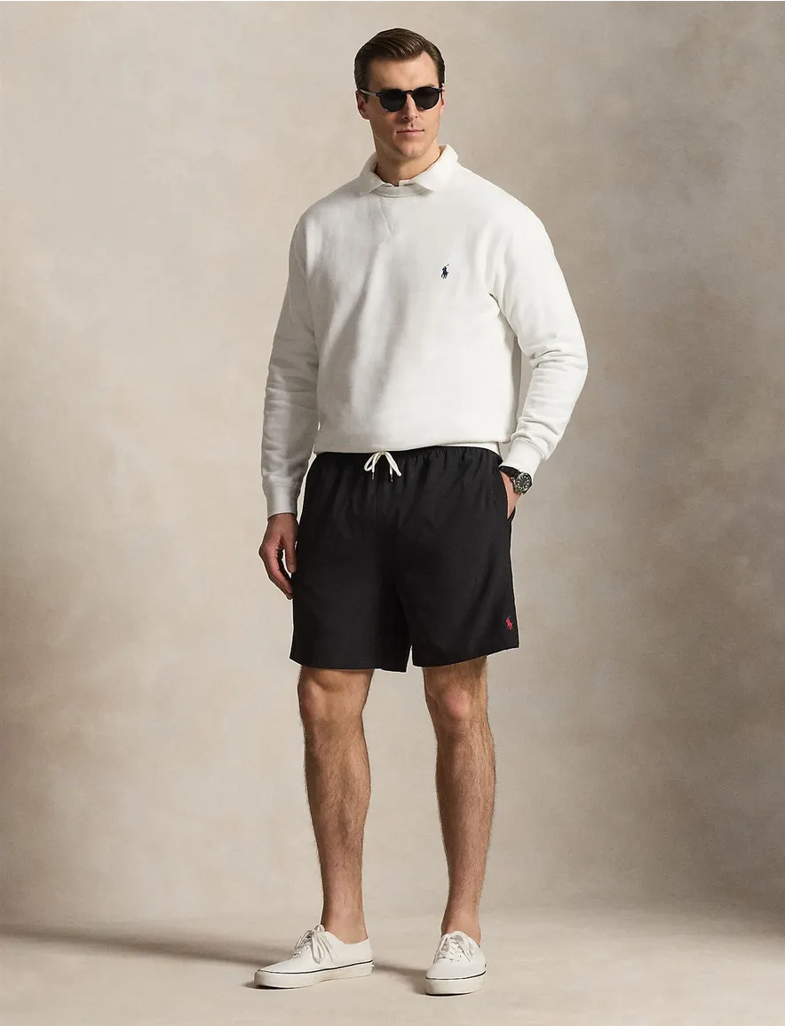 Bermuda zwart Polo Ralph Lauren Big & Tall elastische band