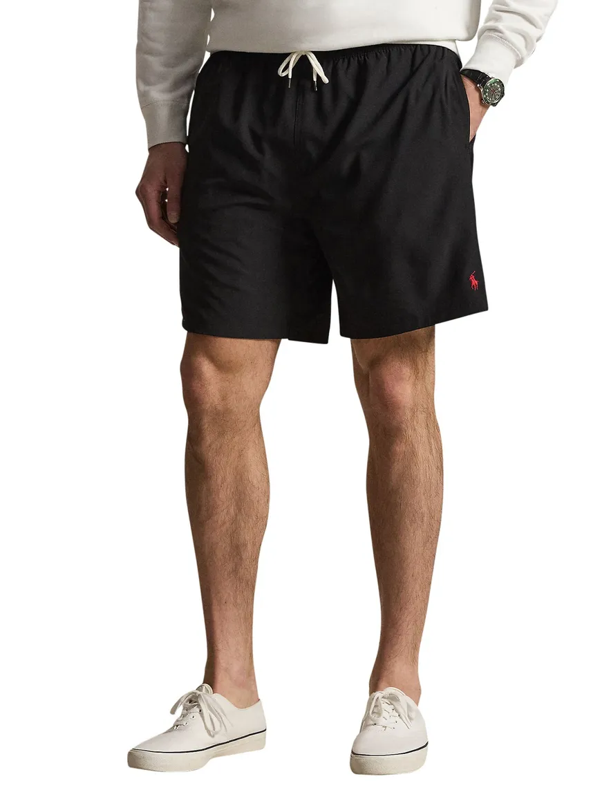 Bermuda zwart Polo Ralph Lauren Big & Tall elastische band