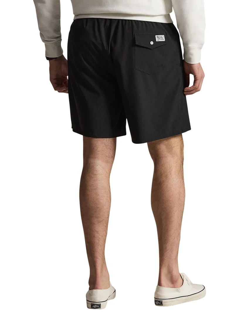 Zwarte met rode logo bermuda Polo Ralph Lauren Big & Tall