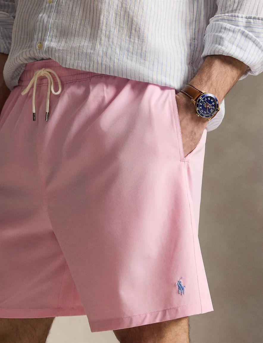 Zwembroek roze Polo Ralph Lauren Big & Tall elastische band