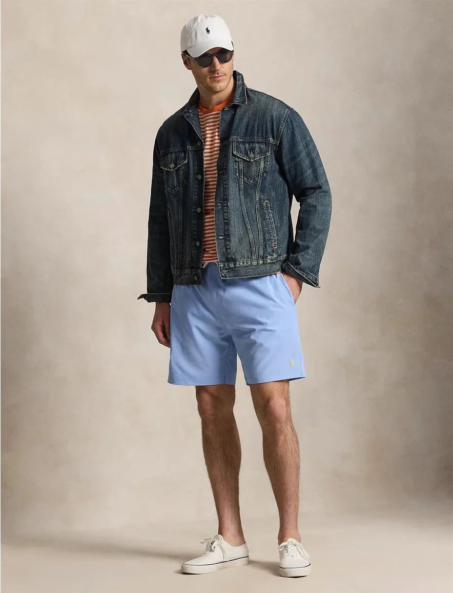 Lichtblauwe zwembroek Polo Ralph Lauren Big en Tall