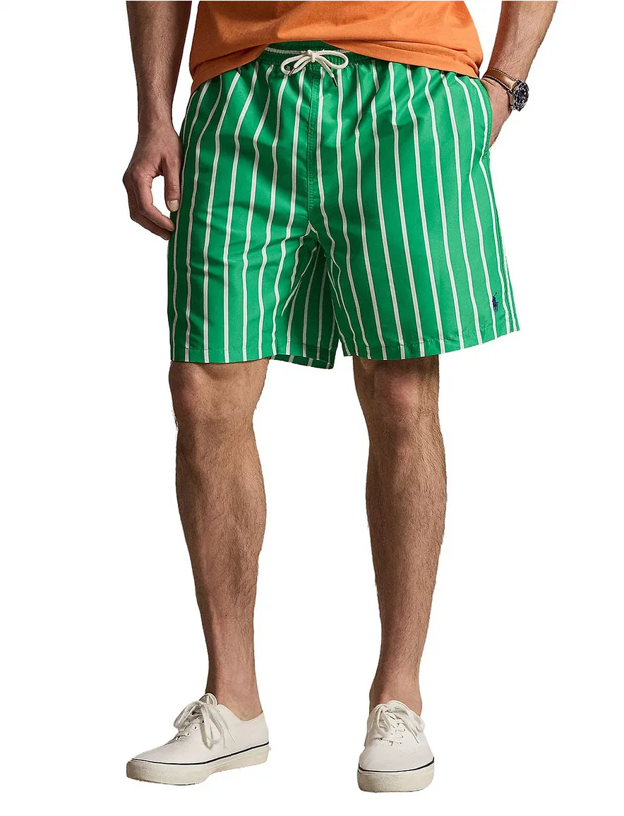 Polo Ralph Lauren Big & Tall Zwemshorts Groen Wijde Fit