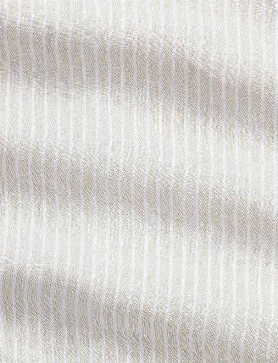 Overhemd creme strepen Big & Tall button-down Polo Ralph Lauren