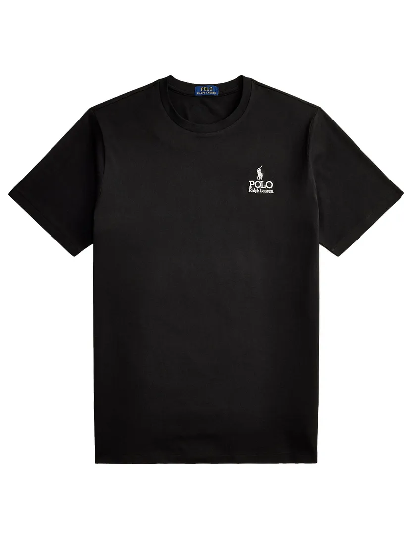 Zwart wijde fit t-shirt Polo Ralph Lauren jersey Big & Tall