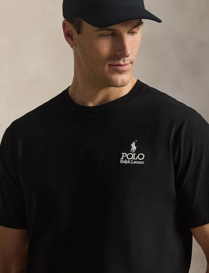 Polo Ralph Lauren t-shirt zwart opdruk Big & Tall
