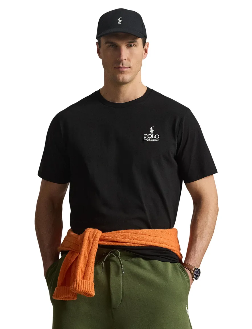 Polo Ralph Lauren t-shirt zwart opdruk Big & Tall