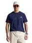 T-shirt Polo Ralph Lauren donkerblauw wijde fit