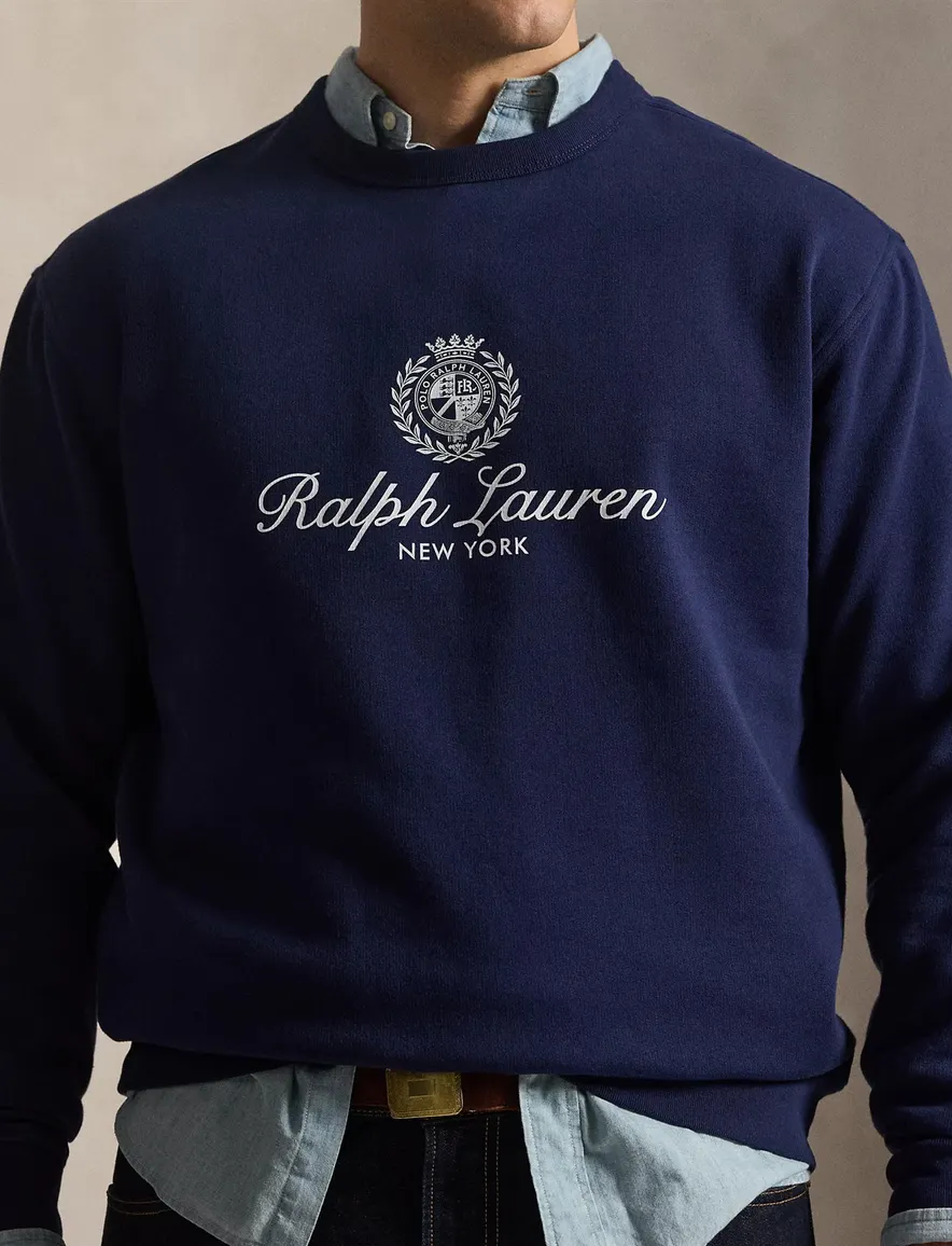 Polo Ralph Lauren trui opdruk donkerblauw B&T