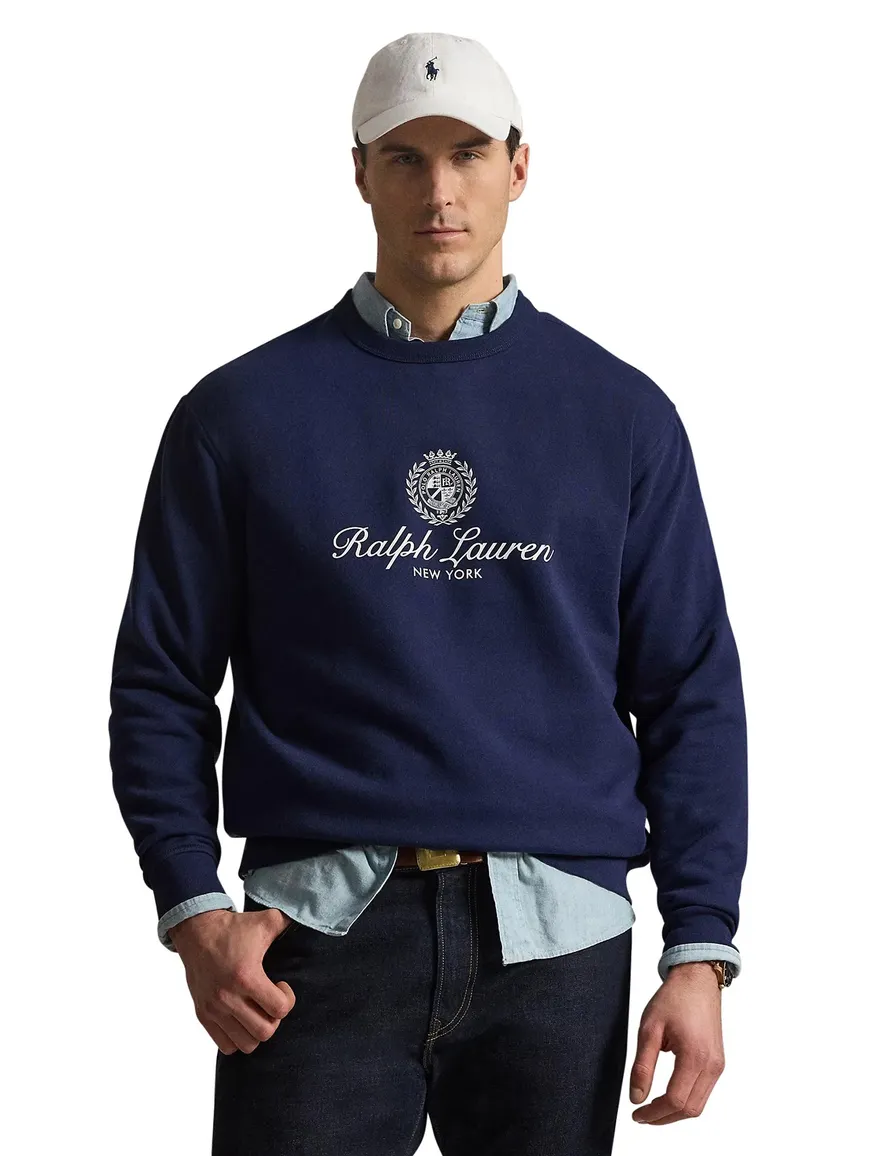 Polo Ralph Lauren trui opdruk donkerblauw B&T