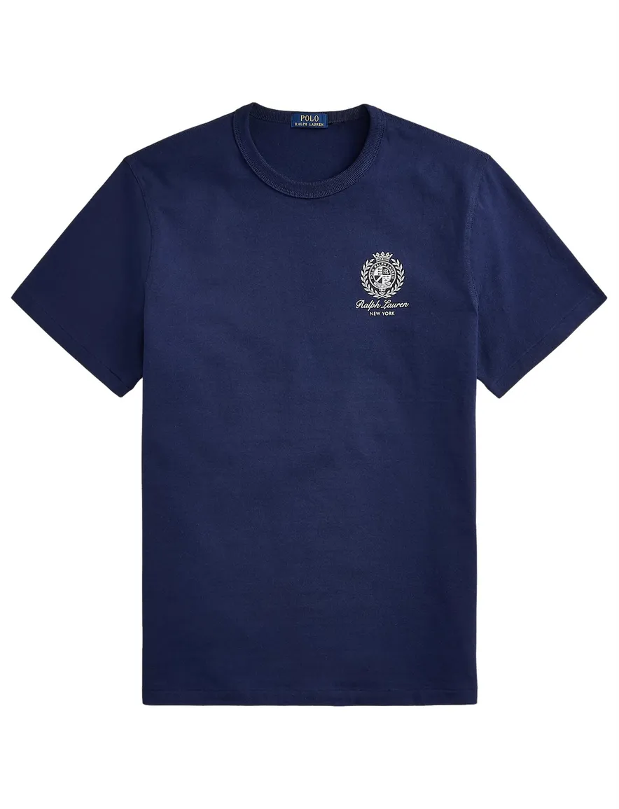 Polo ralph lauren big & tall t-shirt donkerblauw backprint