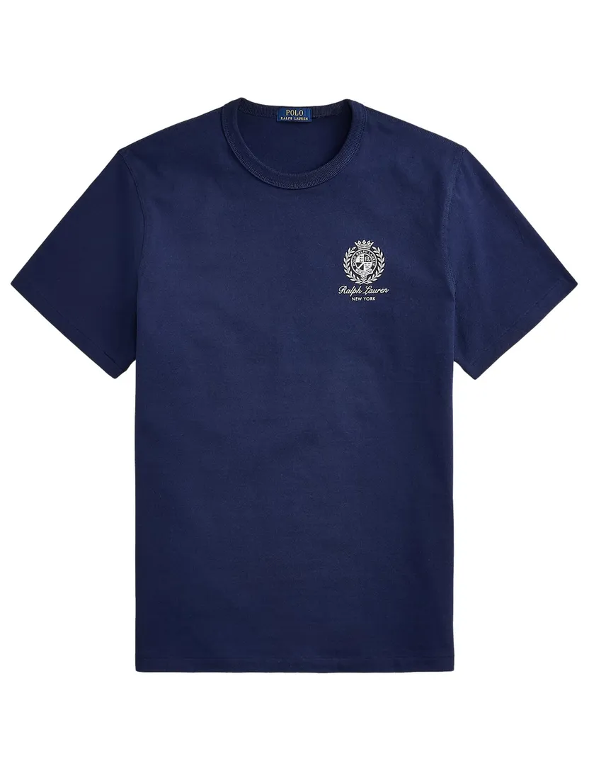 T-shirt Polo ralph lauren big & tall donkerblauw backprint