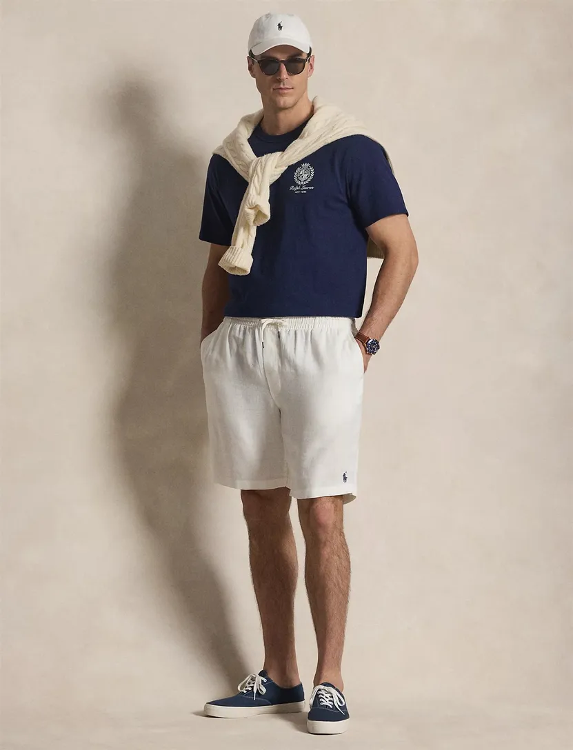 T-shirt Polo ralph lauren big & tall donkerblauw backprint
