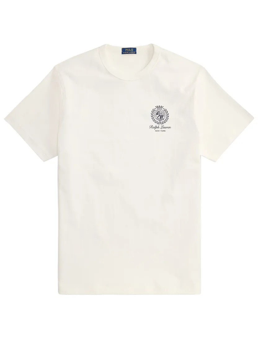 Wit wijd backprint t-shirt Polo Ralph Lauren jersey Big&Tall