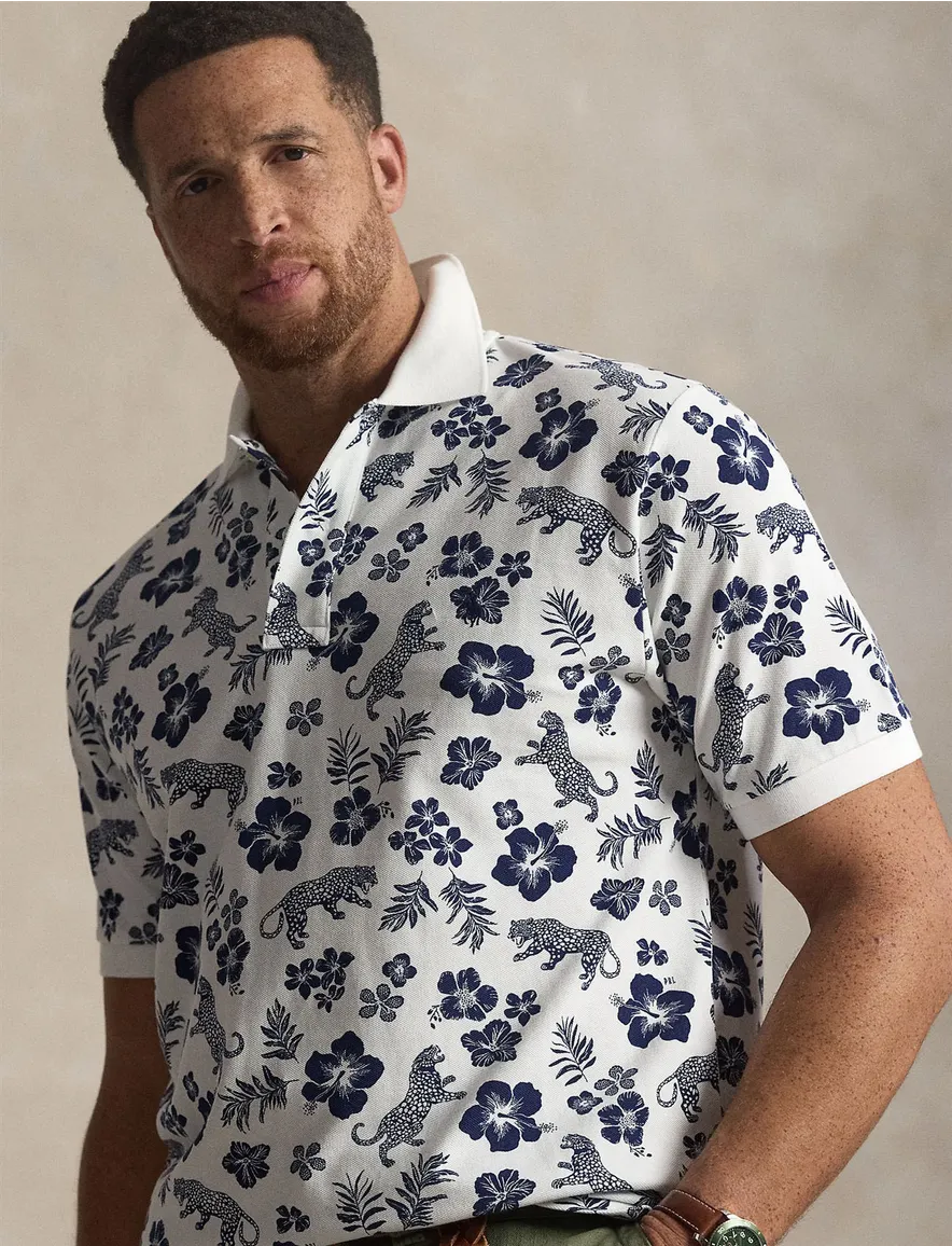 Polo Ralph Lauren Big & Tall poloshirt donkerblauw