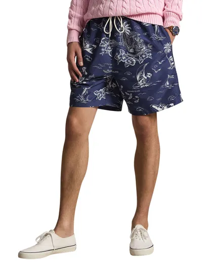 Polo Ralph Lauren Donkerblauw bear print zwembroek Polo ralph lauren big & tall