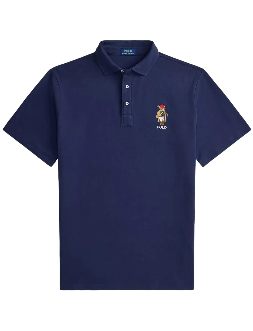 Polo Ralph Lauren Big & Tall poloshirt donkerblauw bear