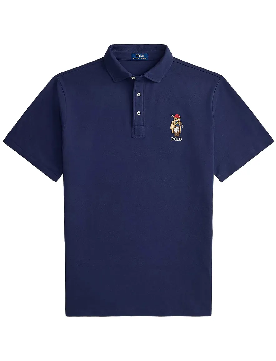 Polo Ralph Lauren poloshirt bear donkerblauw Big & Tall