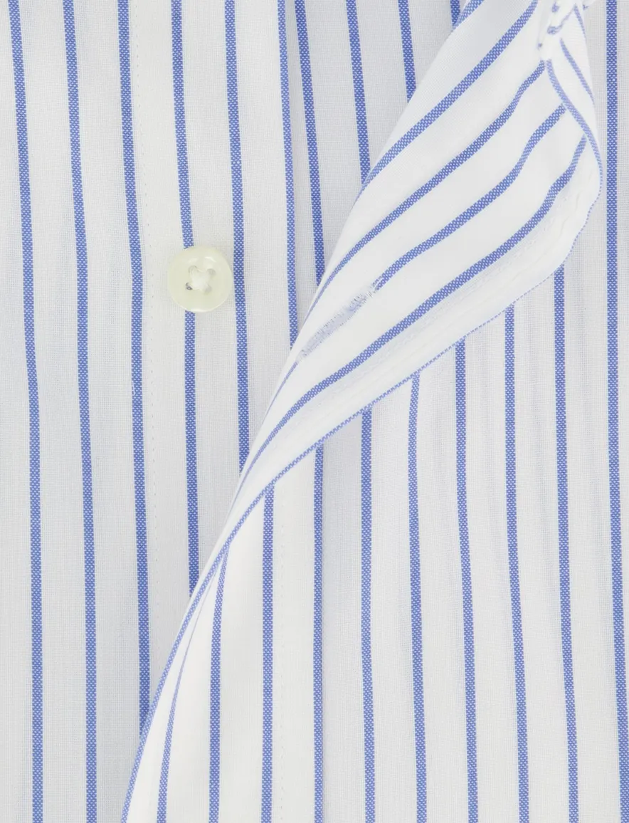 Polo Ralph Lauren overhemd wit blauw gestreept