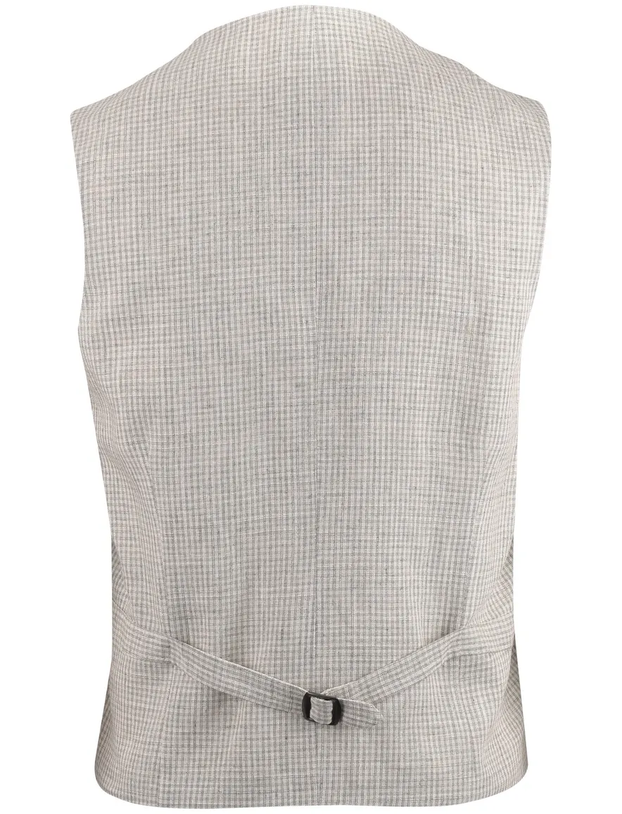 Club of Gents gilet mix & match groen wit geruit