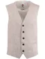 gilet Club of Gents beige geruit slim fit mix & match