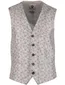 Club of Gents gilet beige zijde met groene bloemen