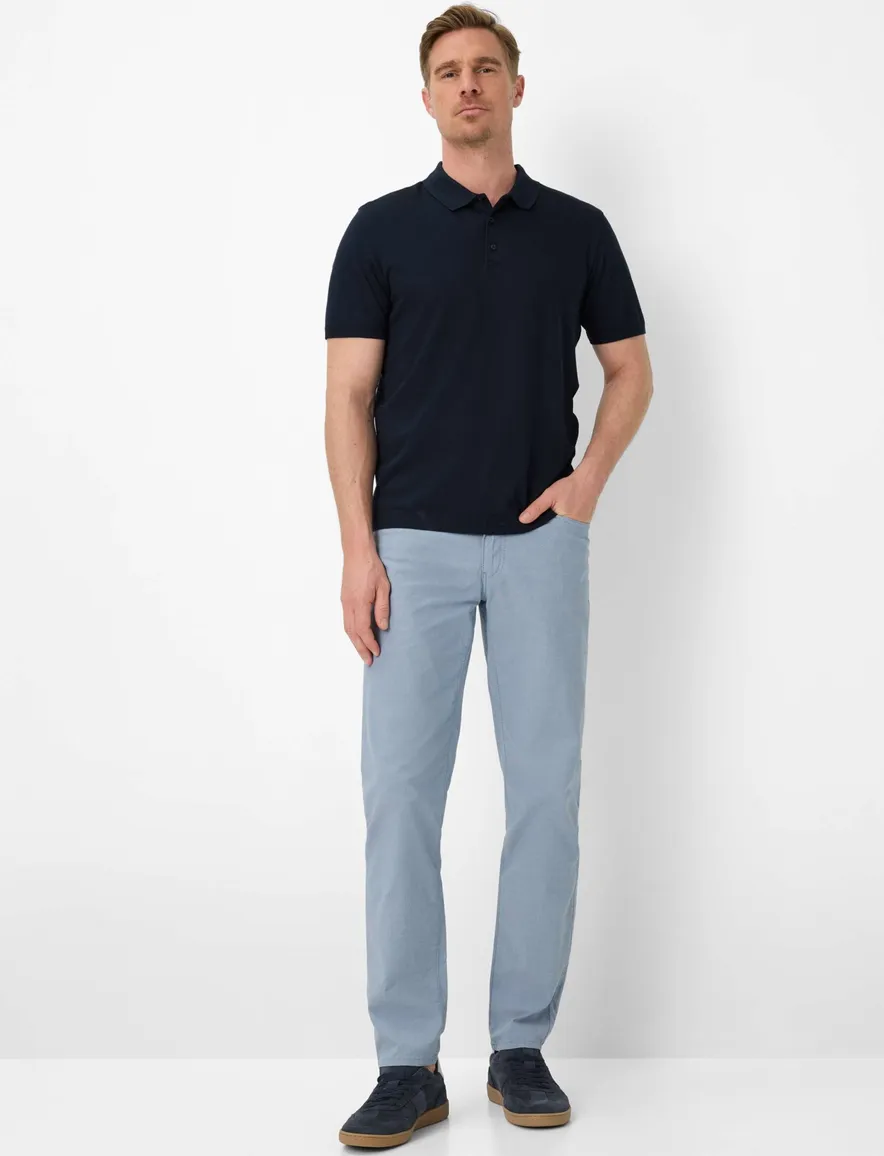 Brax 5 pocket pantalon normale fit lichtblauw