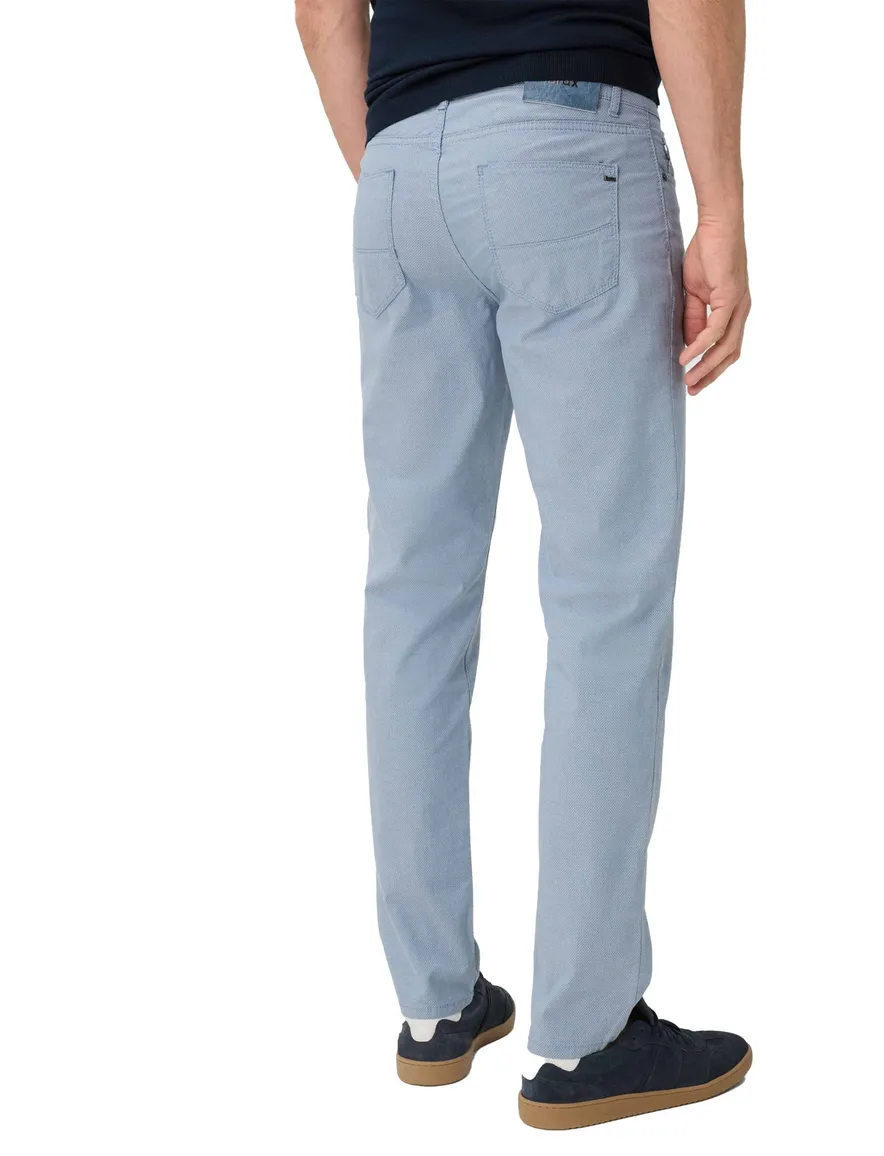 Brax 5 pocket pantalon normale fit lichtblauw