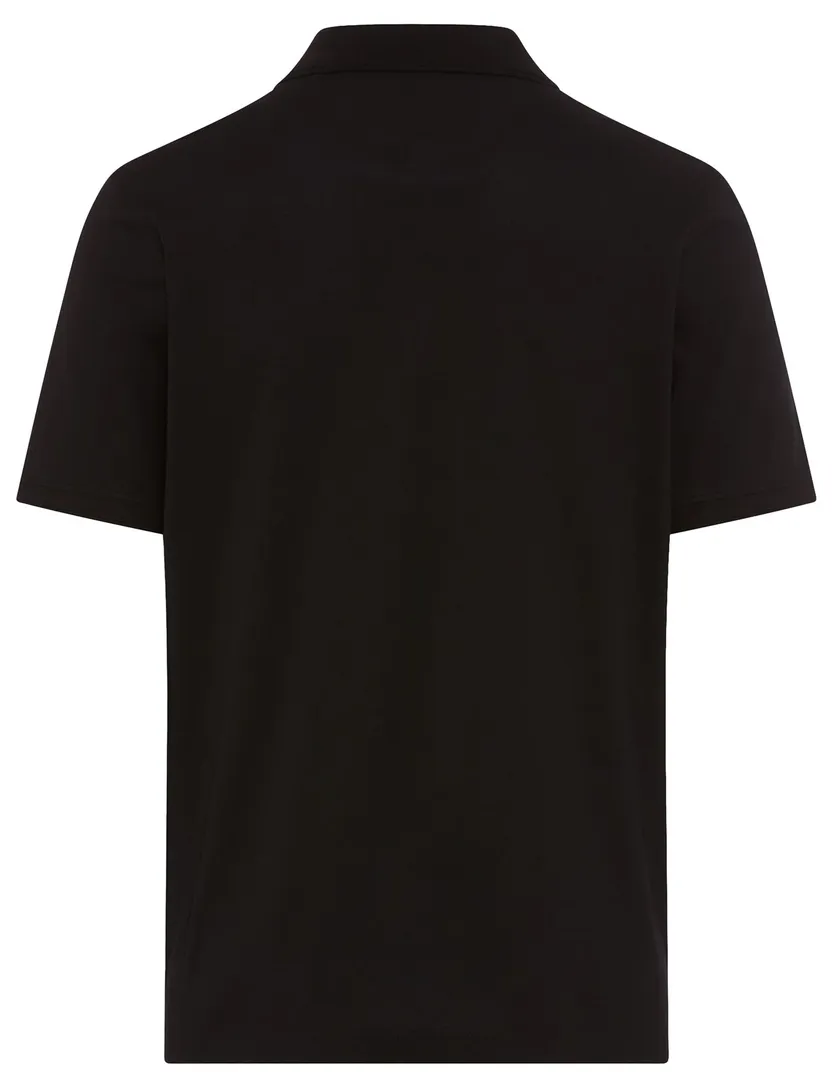 zwarte poloshirt korte mouw Brax normale fit