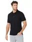 Brax poloshirt zwart korte mouw katoen 3 knopen