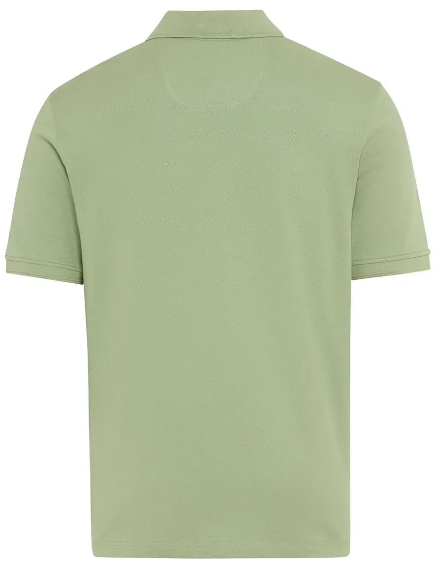 Brax poloshirt lichtgroen katoen