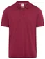 Brax poloshirt bordeaux effen katoen