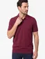 Brax poloshirt rood effen katoen