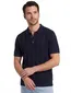 Brax poloshirt gestreept donkerblauw normale fit katoen
