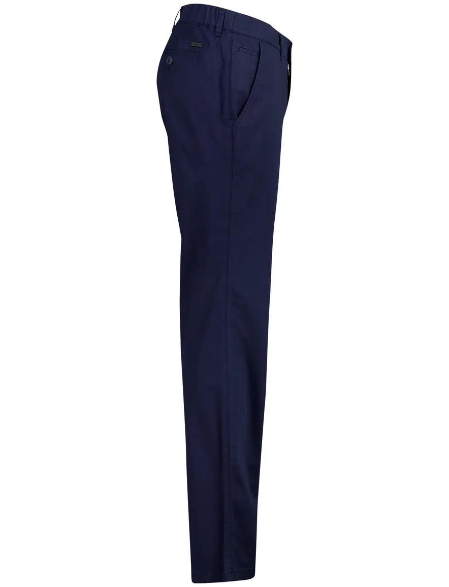 Donkerblauwe chino Eurex Thilo normale fit