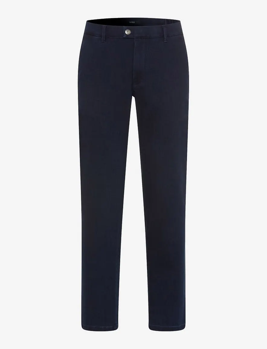 Eurex pantalon katoen donkerblauw Thilo
