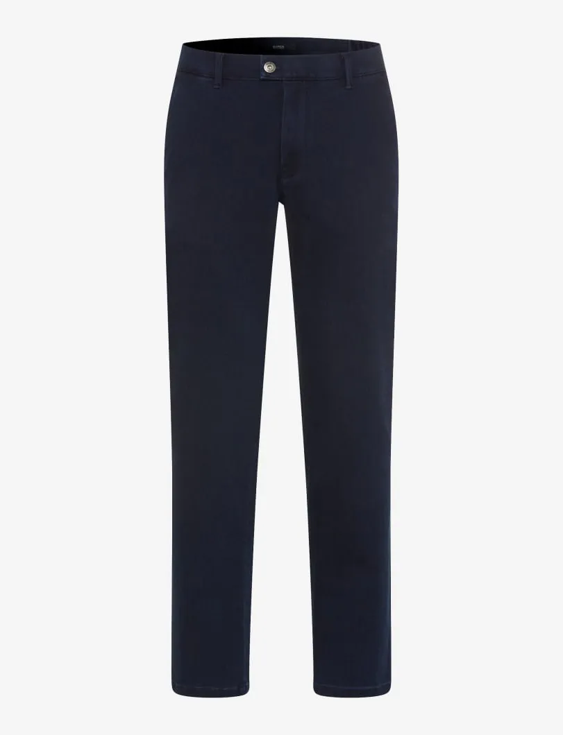 Pantalon donkerblauw Eurex Thilo katoen omslag