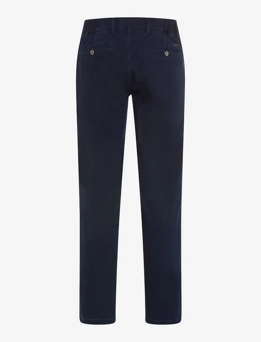 Eurex pantalon katoen donkerblauw Thilo