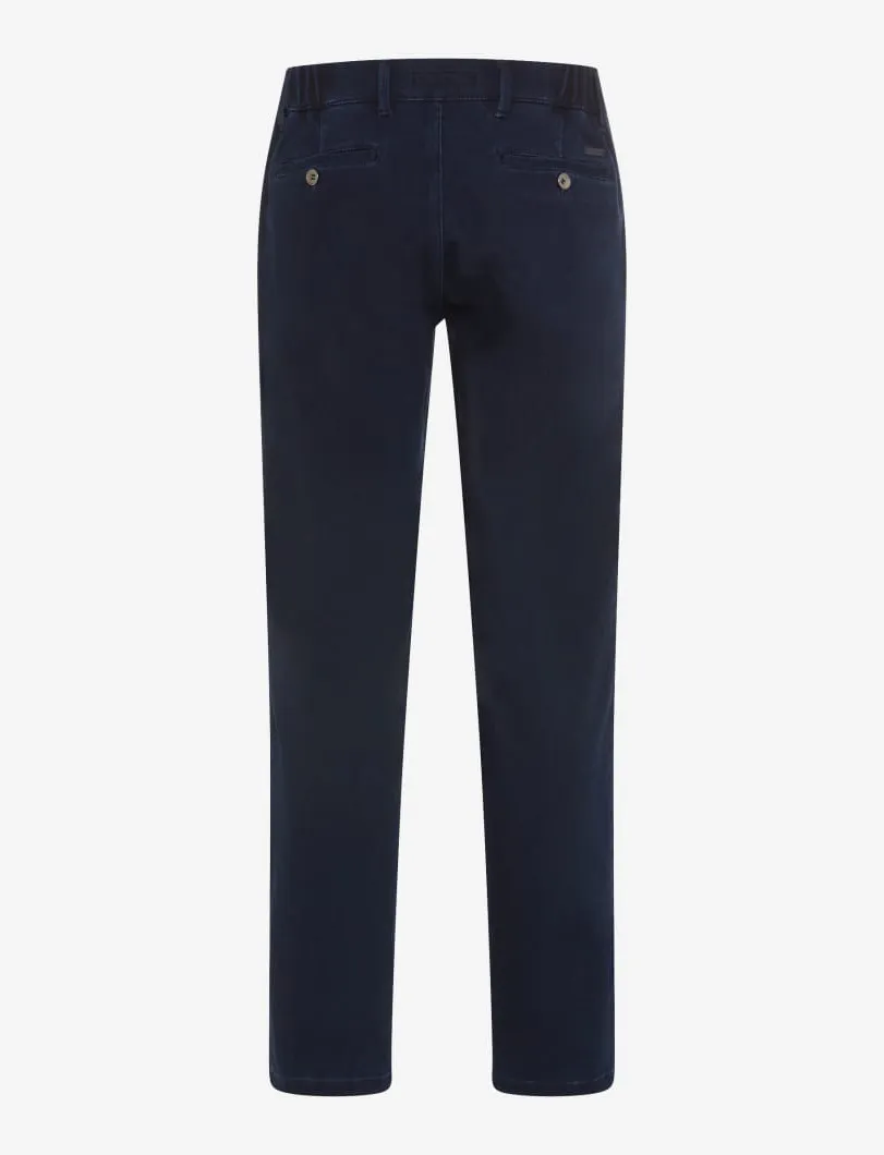 Pantalon donkerblauw Eurex Thilo katoen omslag