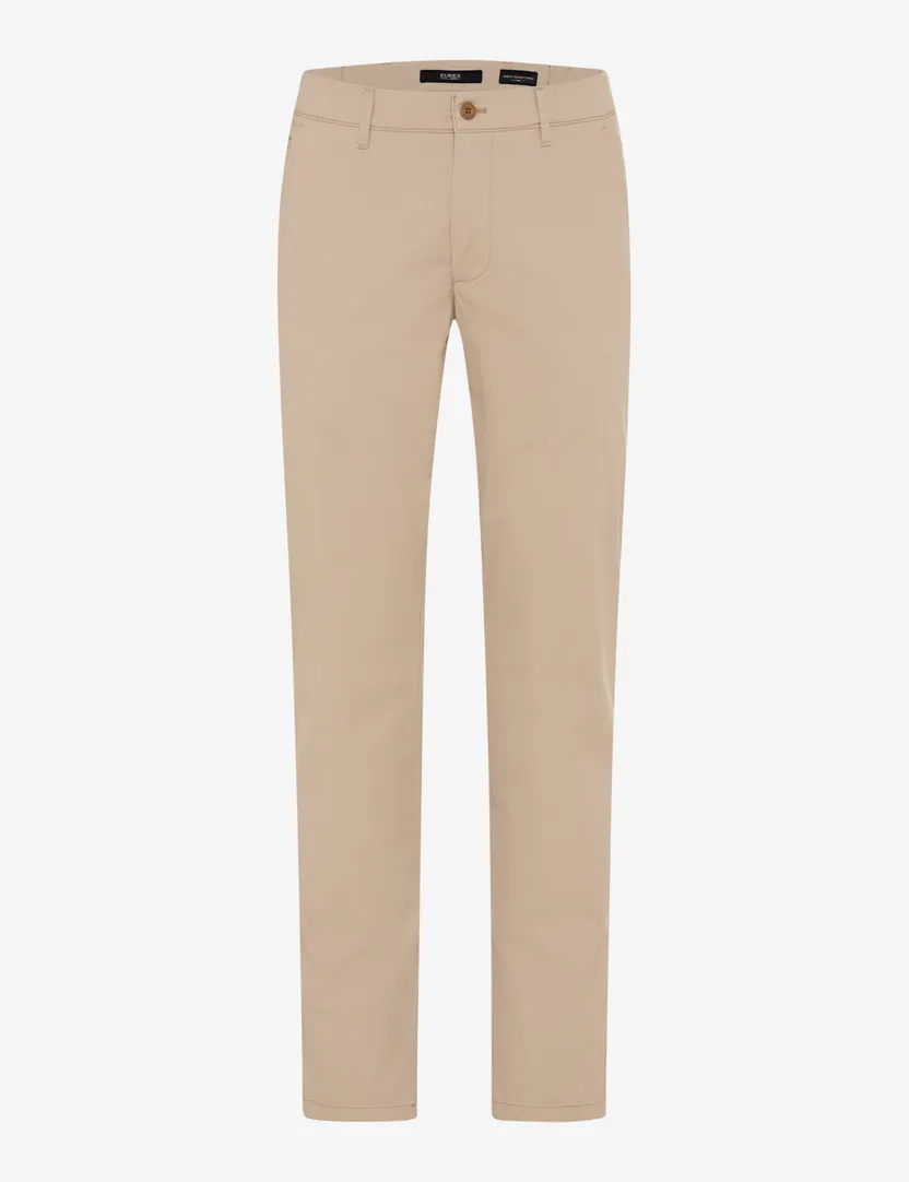 Pantalon katoen flatfront model katoen normale fit