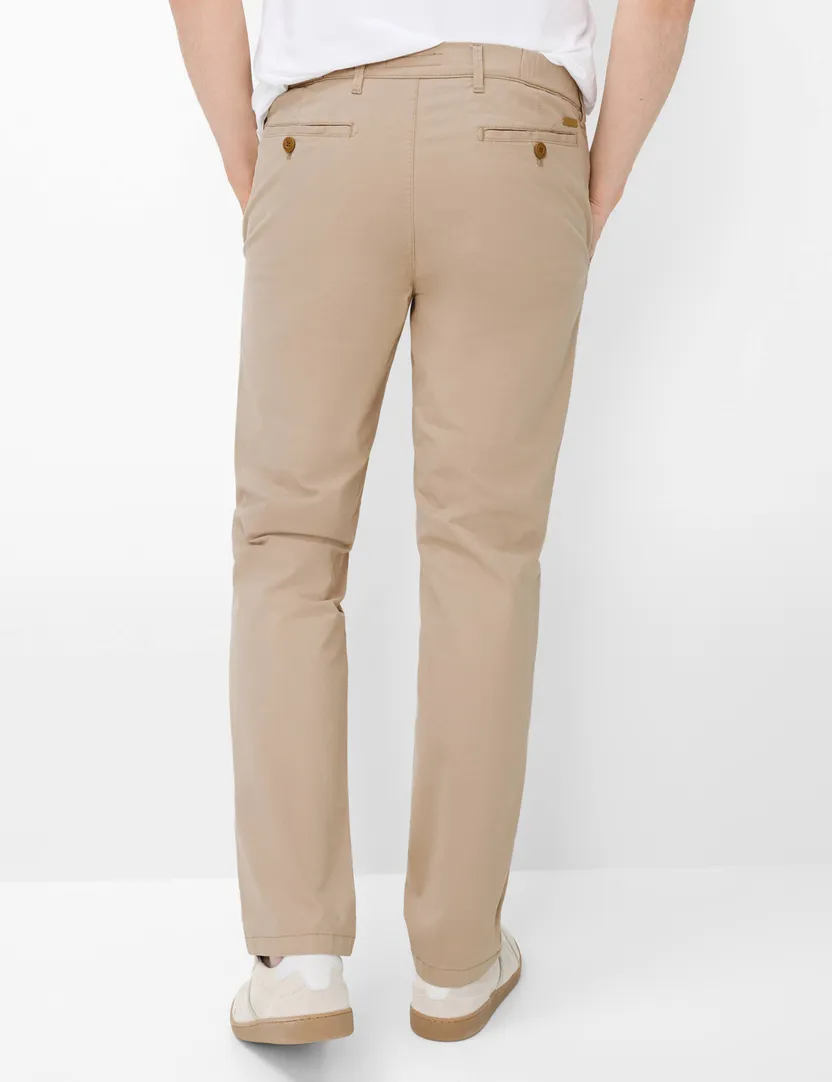 Pantalon katoen flatfront model katoen normale fit