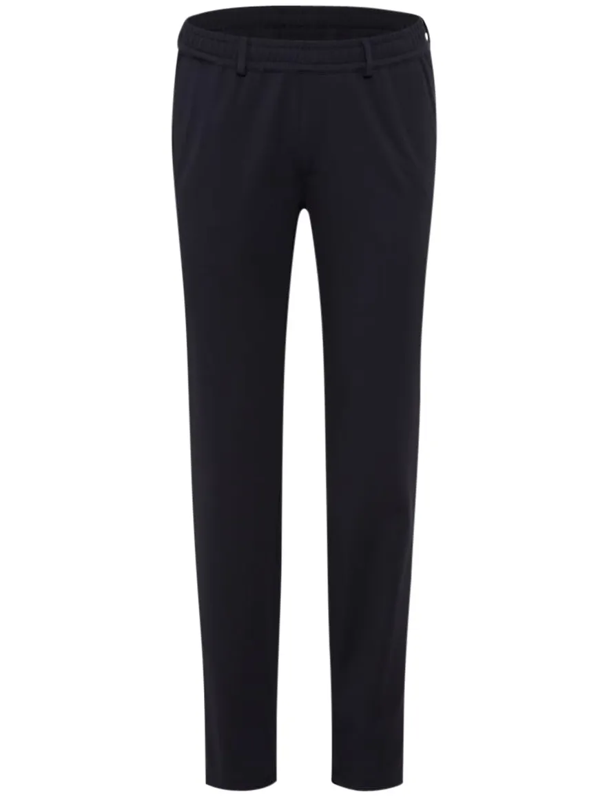 Broek Eurex donkerblauw stretch
