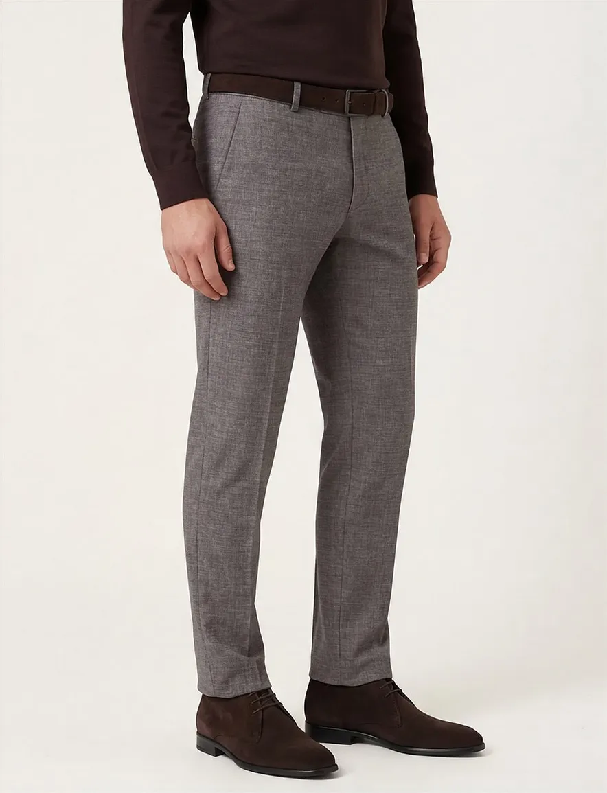 Broek Eurex Thore donkerblauw stretch