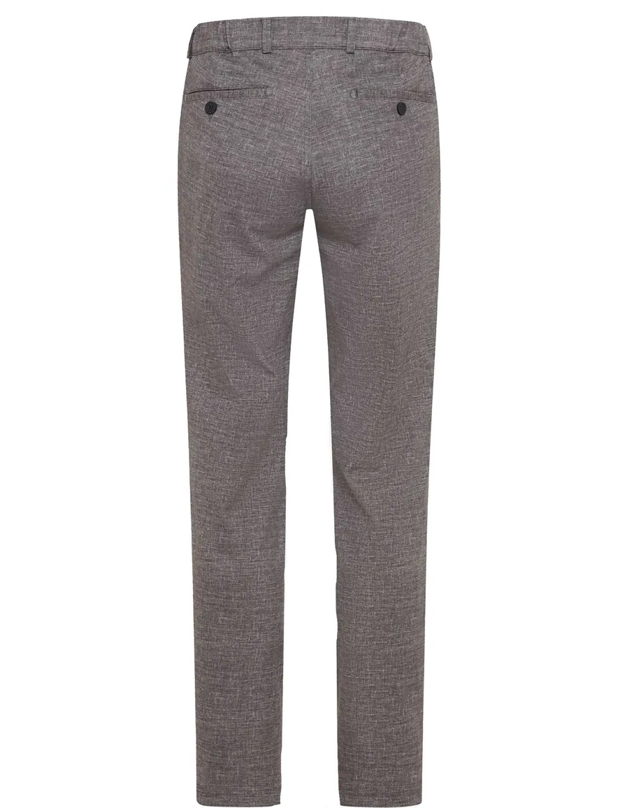 Eurex broek Thore grijs stretch gemeleerd
