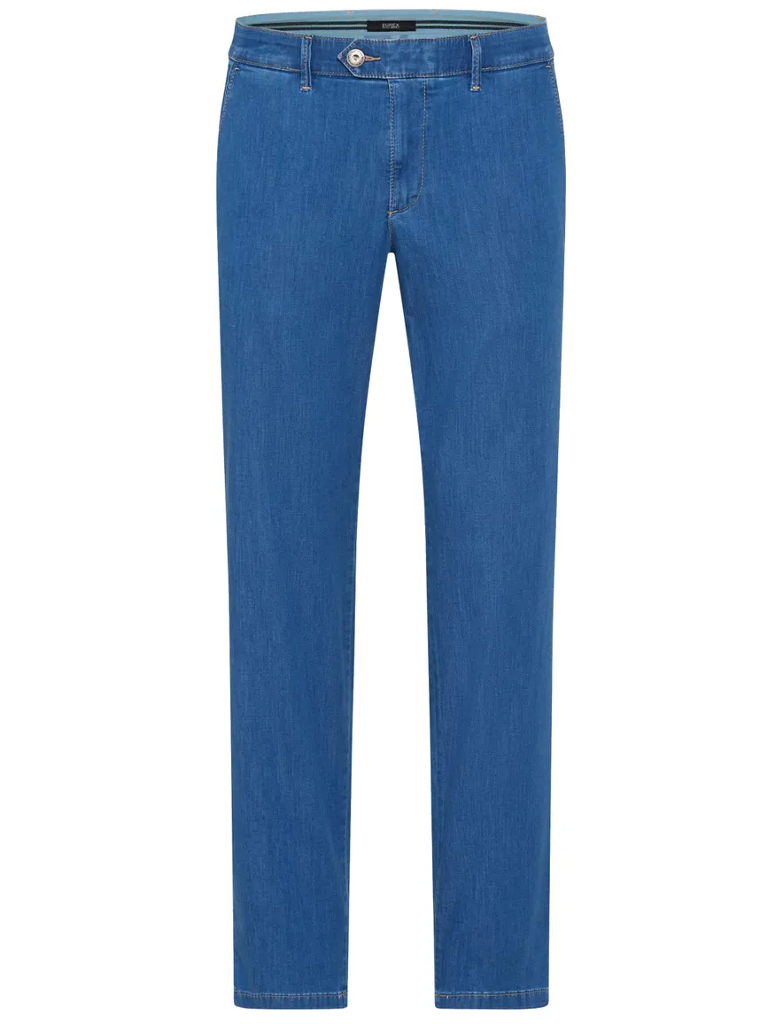 Eurex Jim jeans flatfront blauw normale fit