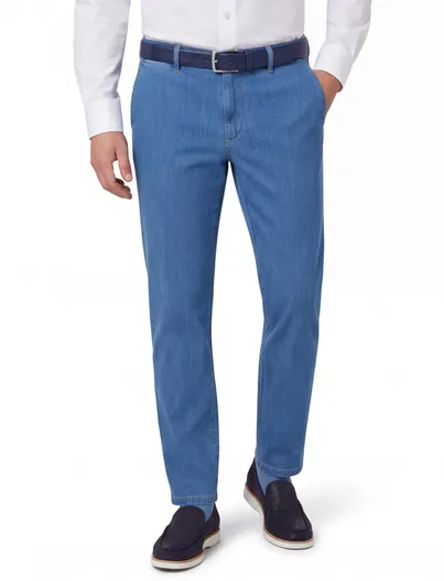 Eurex Jeans Eurex Jim flatfront normale fit blauw