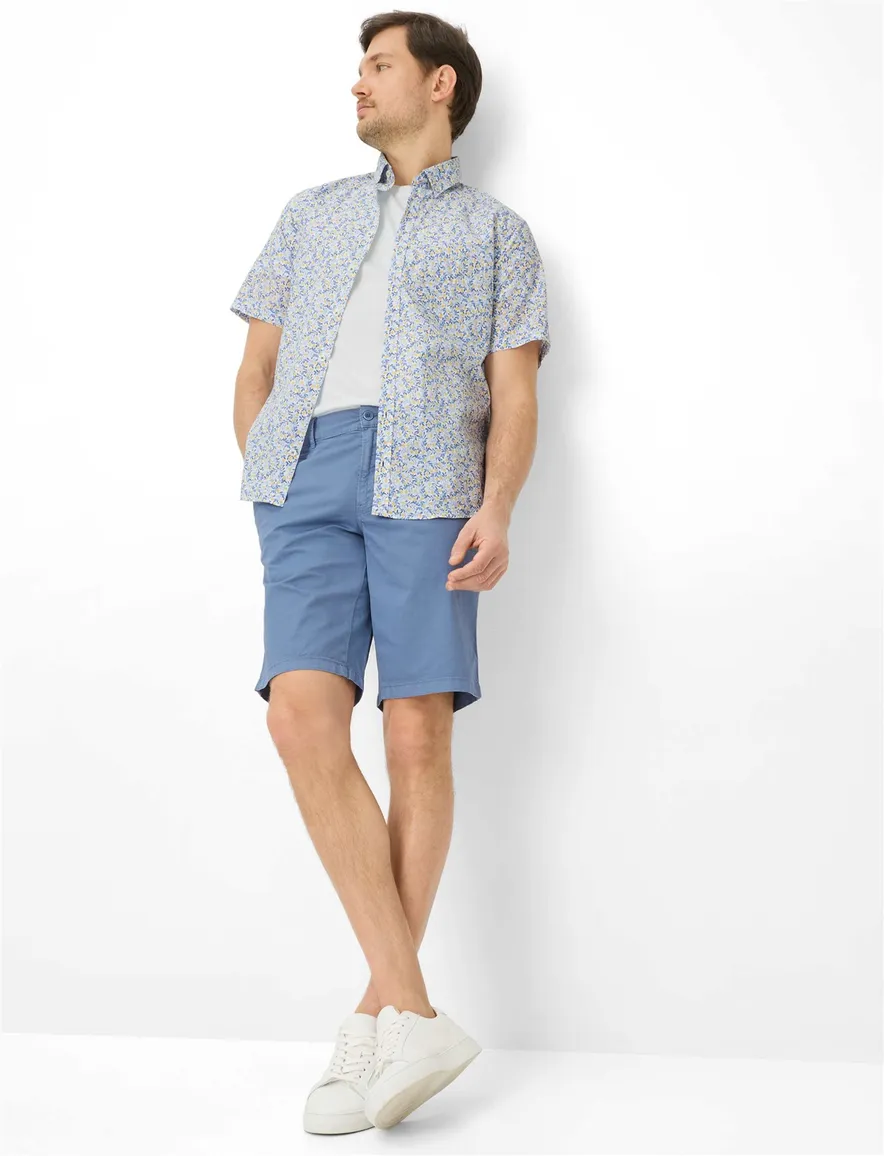 Blauwe short Brax Bari